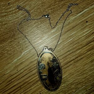 DC Comics Gold-Toned Oval Pendant